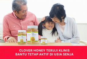 Clover Honey, Teruji Klinis Bantu Tetap Aktif di Usia Senja!