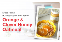 Kreasi Resep Orange &amp; Clover Honey Oatmeal