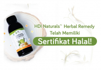 HDI Naturals™ Herbal Remedy Memiliki Sertifikat Halal, Aman untuk Seluruh Keluarga