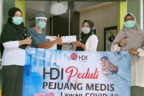 RSUD dr R Koesma Tuban menerima bantuan Propoelix dari HDI