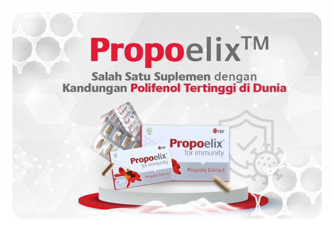 Propoelix, Salah Satu Suplemen dengan Kandungan Polifenol Tertinggi di Dunia