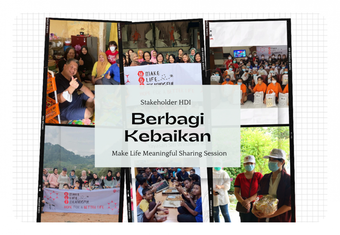 Berbagi Kebaikan Bersama Stakeholder HDI di Make Life Meaningful Sharing Session